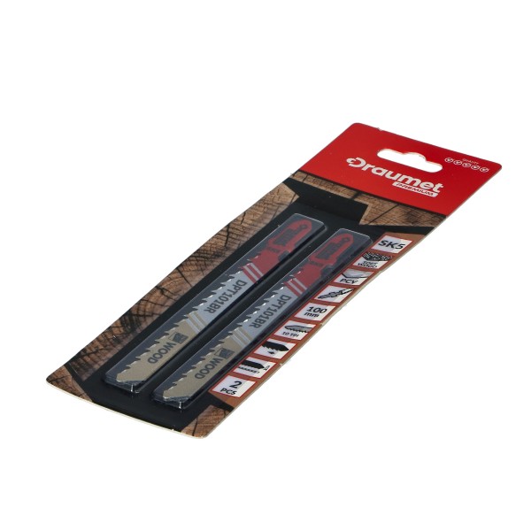Siaurapjūklio pjūkleliai 100mm T101BR 10TPI SK5 2 vnt.                                                                                           