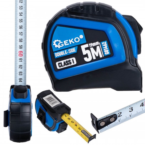 Ruletė 5mx19mm dvipusė I klasė Ruletė 5mx19mm dvipusė I klasė