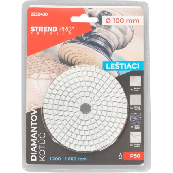 Diskas akmens šlifavimui ø100mm P50                                                                 