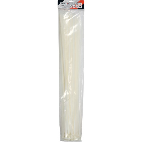 Sąvaržos plastikinės 12,6x760mm 50vnt baltos                                                        