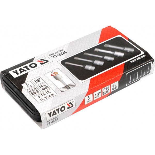 Išsukėjai sugadintiems varžtams  ø8-16mm 5vnt.                                                      