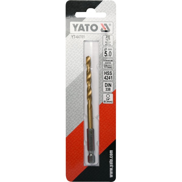 Grąžtas metalui ø7,0mm Titan 1/4'                                                                   