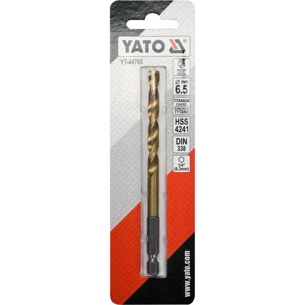 Grąžtas metalui ø7,5mm Titan 1/4'                                                                   