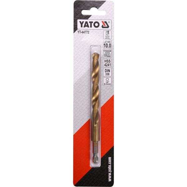 Grąžtas metalui ø10,0mm Titan 1/4'                                                                  